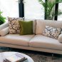 Bonsai Pine Teal Green Throw Pillow 12x19, Complete with Pillow Insert