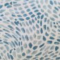 Matisse Dots Toile Blue Throw Pillow 19x19, Complete with Pillow Insert