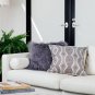 Desmond Red Diamond Pillow 19x19, Complete with Pillow Insert
