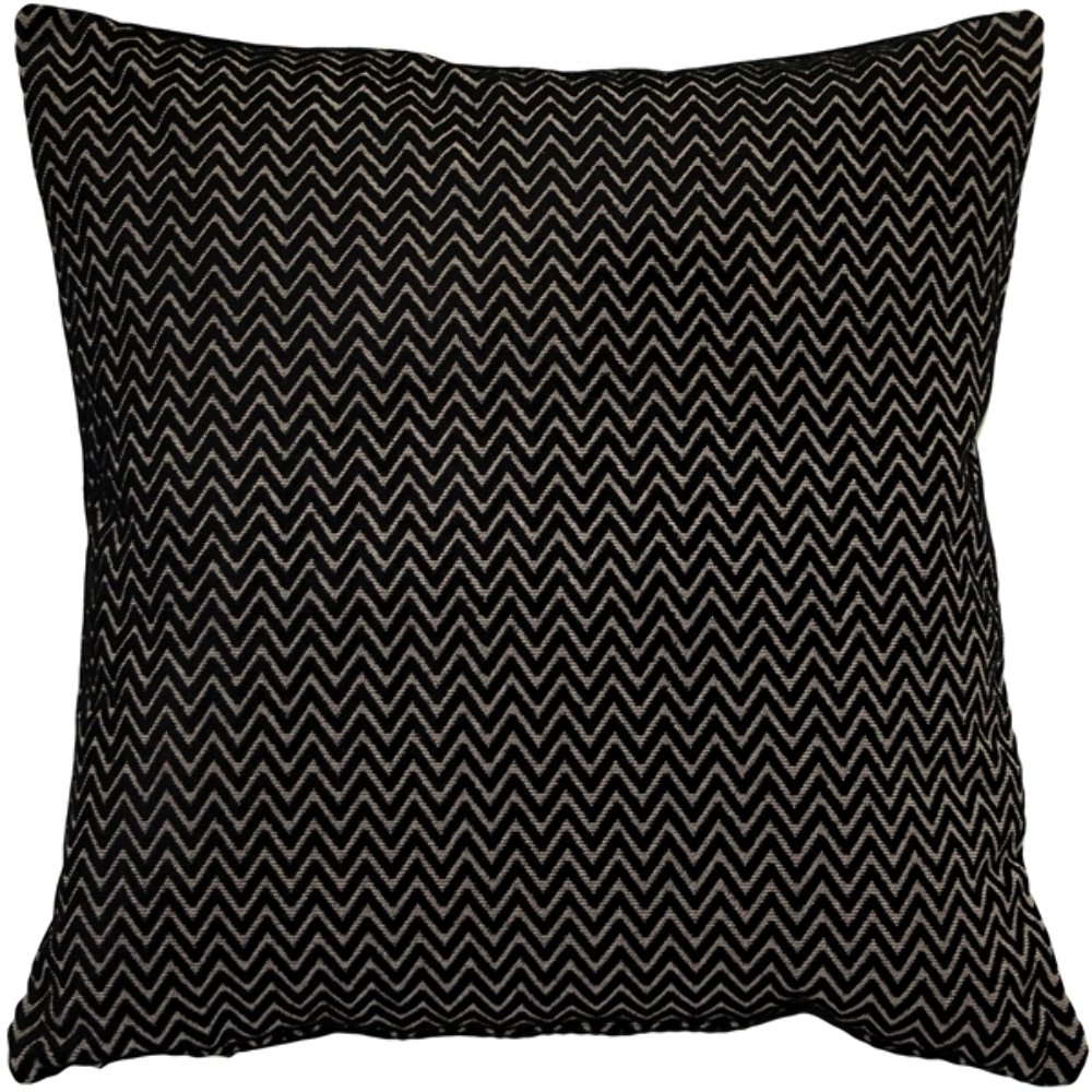 Art Deco Stripes Textured Velvet Throw pillow 20x20, Complete with Pillow Insert