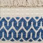 Ojai Blue Bohemian Pillow 16x24, Complete with Pillow Insert