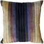 Bullion Stripes Textured Velvet Throw Pillow 20x20, Complete with Pillow Insert