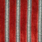 Rockefeller Lava Red Velvet Throw Pillow 20x20, Complete with Pillow Insert