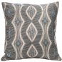 Desmond Blue Diamond Pillow 19x19, Complete with Pillow Insert