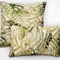 Pattaya Green Palm Throw Pillow 20x20, Complete with Pillow Insert