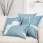 Boketto Throw Pillows 19 Inch Square, Complete with Pillow Insert