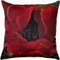 Red Poppy 20x20 Throw Pillow, Complete with Pillow Insert