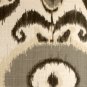 Bold Gray Ikat 20x20 Decorative Pillow, Complete with Pillow Insert