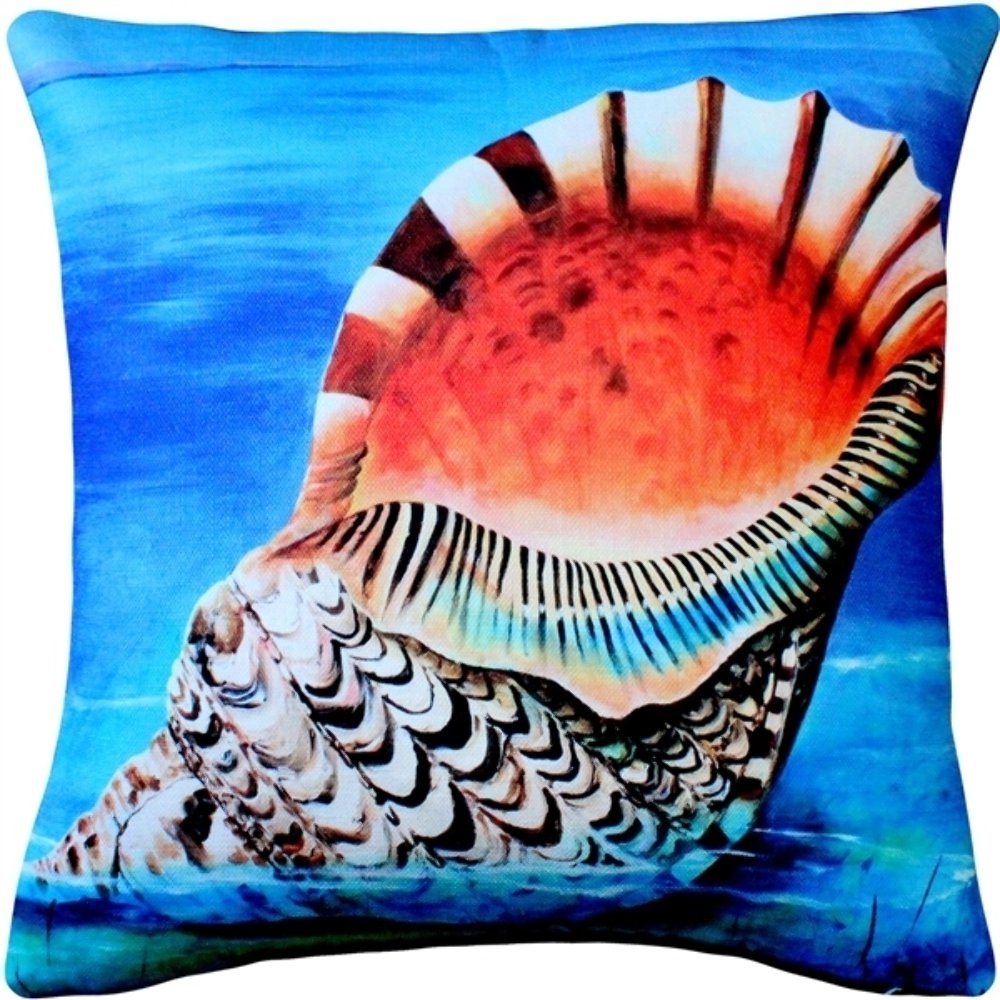 Maui Great Triton Throw Pillow 20x20, Complete with Pillow Insert
