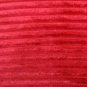 Wide Wale Corduroy 12x20 Red Throw Pillow, Complete with Pillow Insert