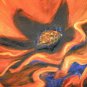 Orange Poppy 20x20 Throw Pillow, Complete with Pillow Insert