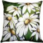 Daisy Patch 20x20 Throw Pillow, Complete with Pillow Insert