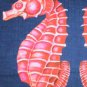 Sea Island Sea Horse Reflect Throw Pillow 20x20, Complete with Pillow Insert