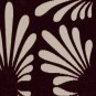 Velvet Daisy Black 20x20 Throw Pillow, Complete with Pillow Insert