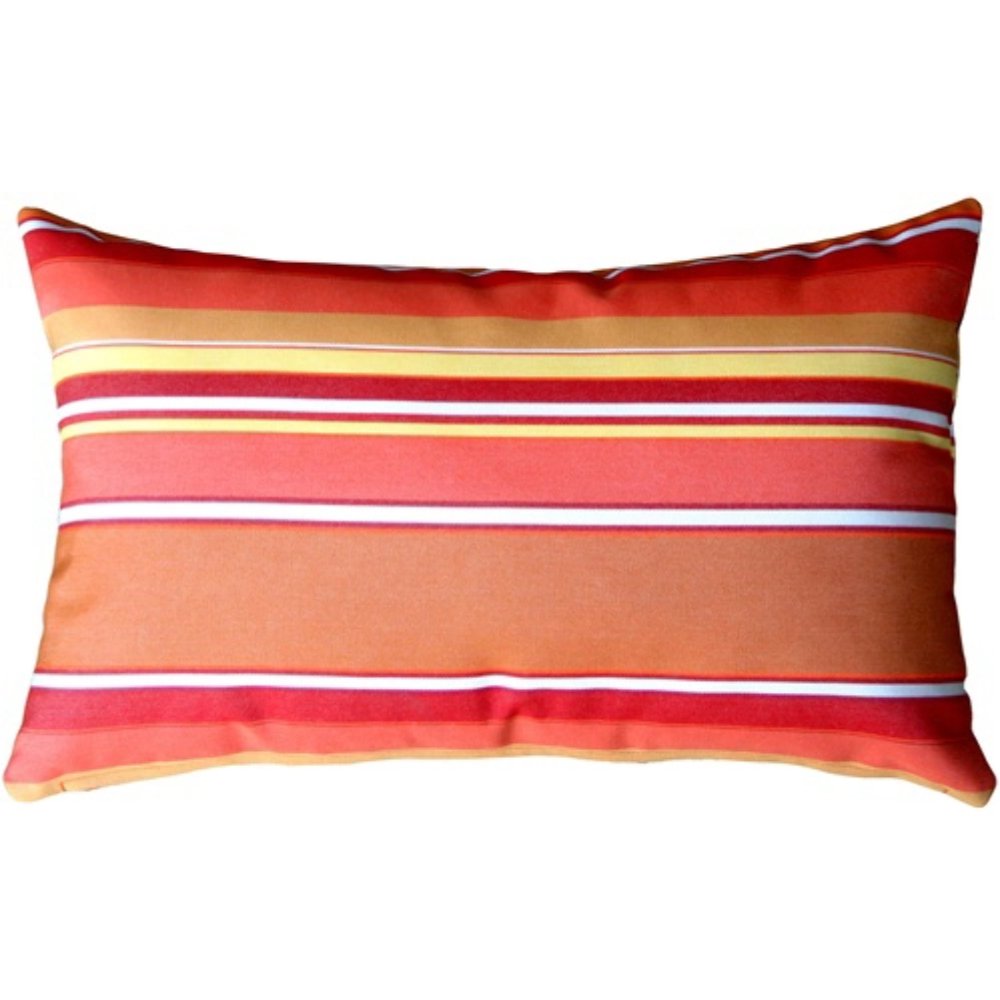 Sunbrella Dolce Mango 12x19 Outdoor Pillow, Complete with Pillow Insert