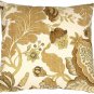 Harvest Floral Yellow 20x20 Throw Pillow, Complete with Pillow Insert