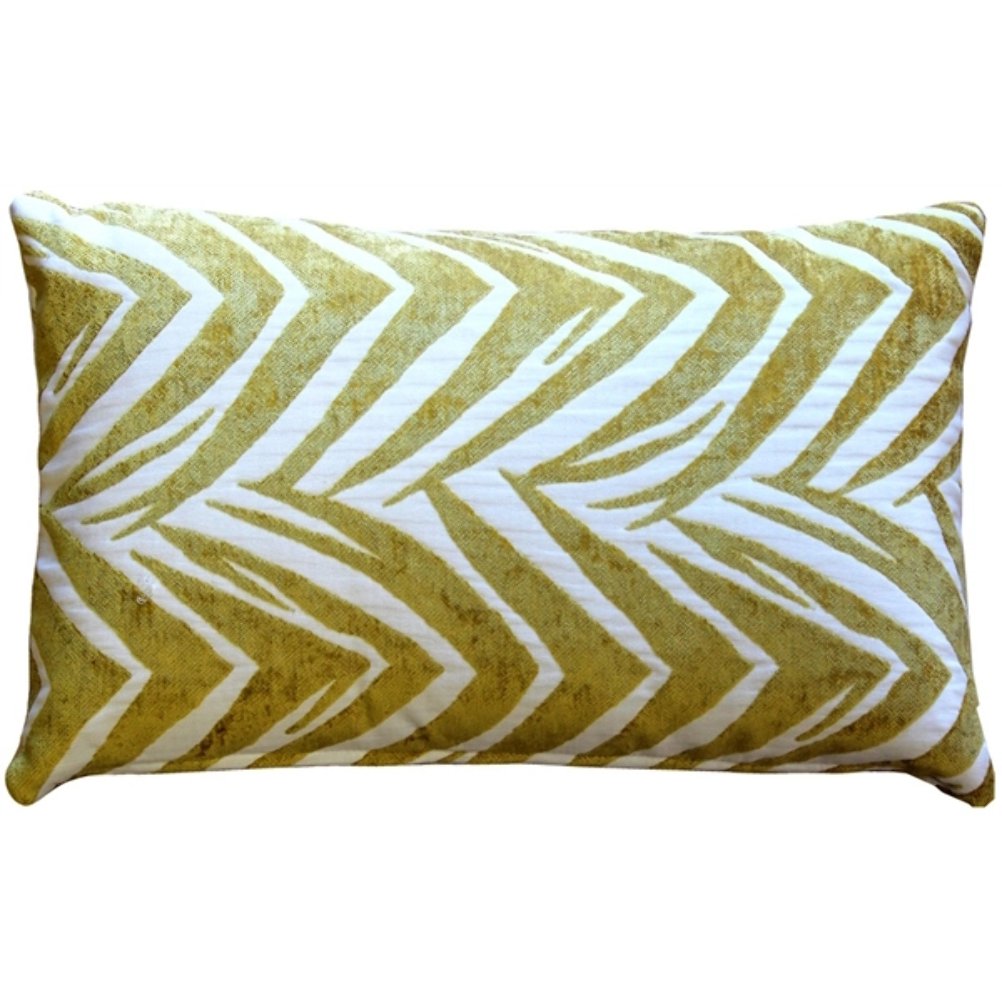 Samba Yellow 12x20 Throw Pillow, Complete with Pillow Insert