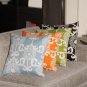 Waverly Fun Floret Citrus Orange 20x20 Throw Pillow, Complete with Pillow Insert