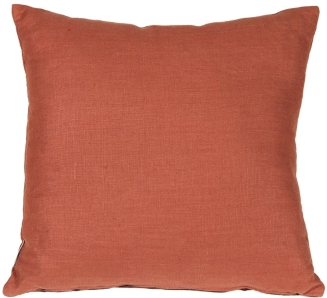 Tuscany Linen Sienna Throw Pillow 20x20, Complete with Pillow Insert