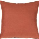 Tuscany Linen Sienna Throw Pillow 20x20, Complete with Pillow Insert