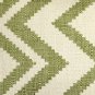 Lorenzo Zigzag Green 12x20 Throw Pillow, Complete with Pillow Insert