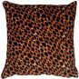 Cheetah Print Cotton Small Throw Pillow, Complete with Pillow Insert