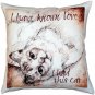 I Have Known Love Cat Pillow 17x17, Complete with Pillow Insert