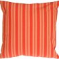 Tuscan Stripes in Red Throw Pillow, Complete with Pillow Insert