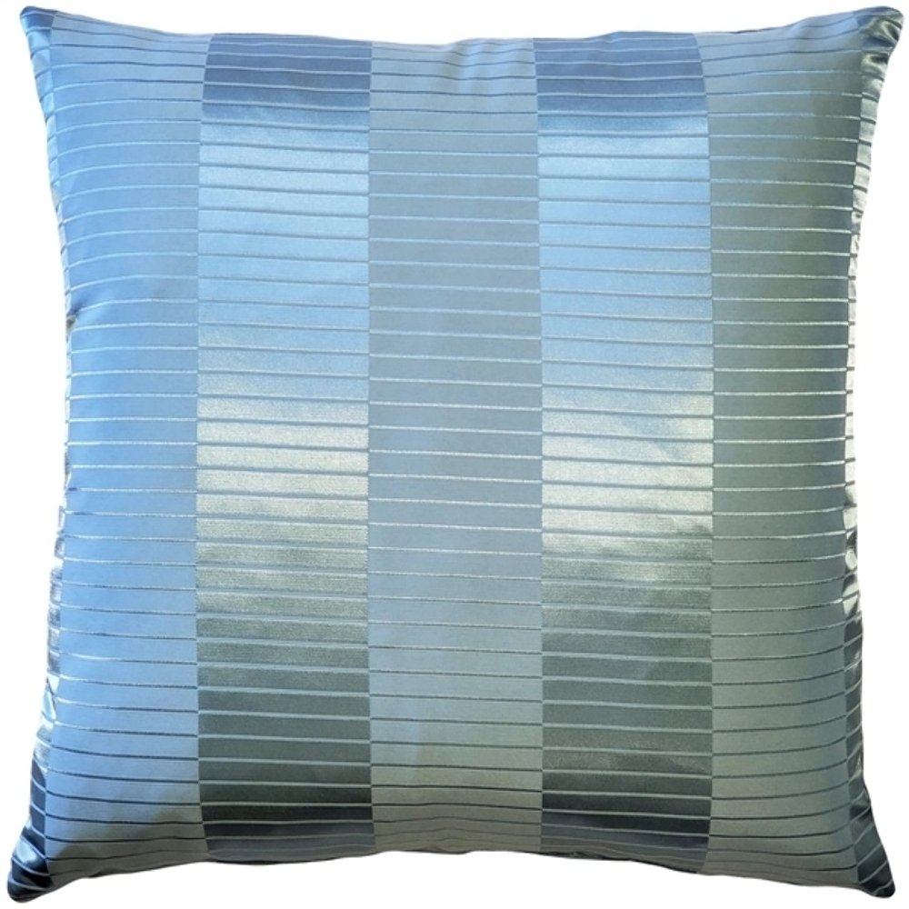 Pinctada Pearl Ice Blue Throw Pillow 19x19, Complete with Pillow Insert