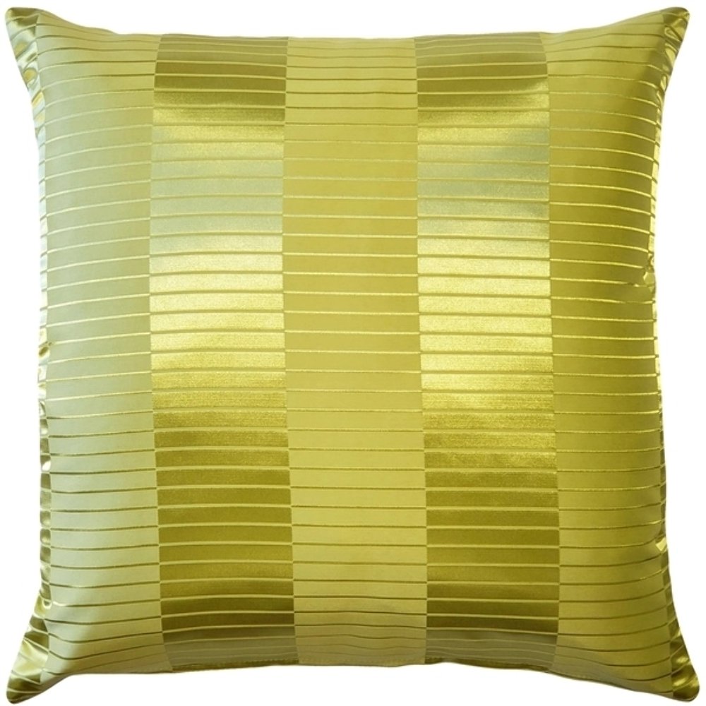 Pinctada Pearl Lime Green Throw Pillow 19x19, Complete with Pillow Insert