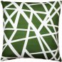 Bird's Nest Green Throw Pillow 20X20, Complete with Pillow Insert