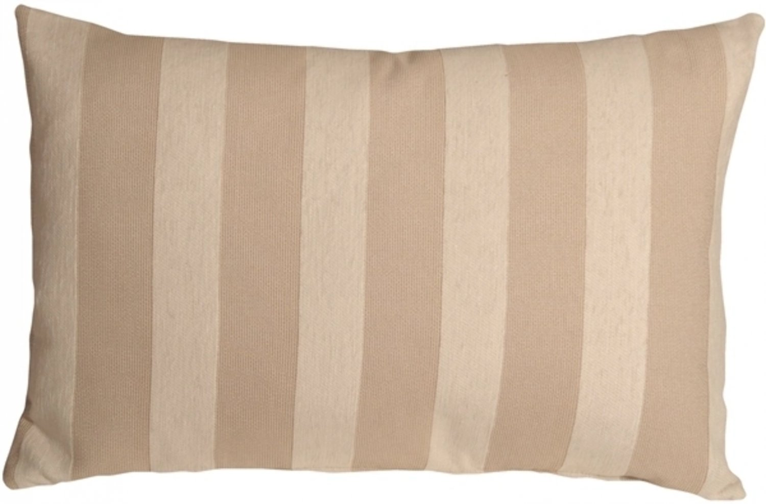 Brackendale Stripes Cream Rectangular Throw Pillow 16x24, Complete with Pillow I