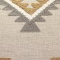 Tulum Ranch Embroidered Throw Pillow 12x20, Complete with Pillow Insert