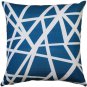 Bird's Nest Blue Throw Pillow 20X20, Complete with Pillow Insert