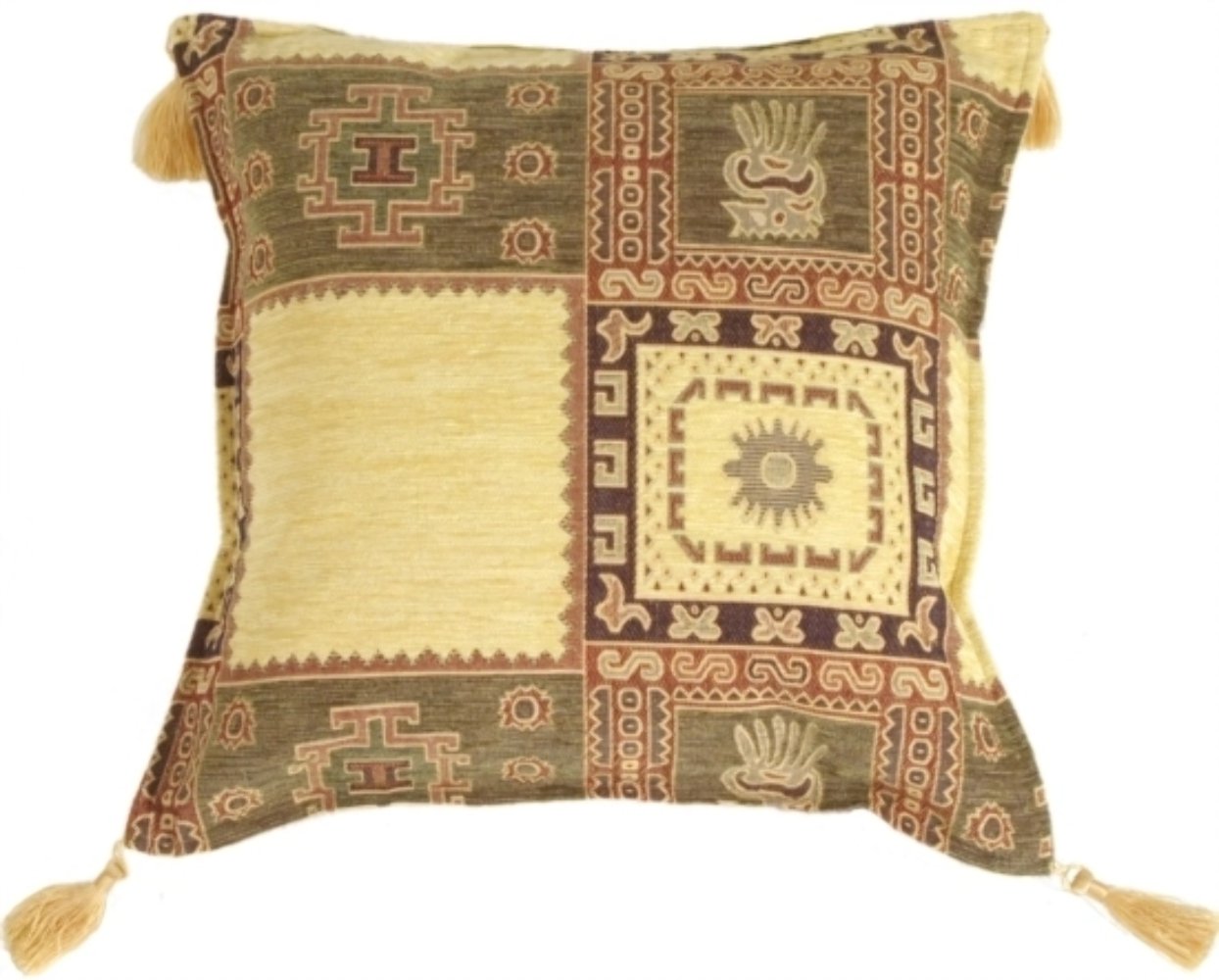 Block Prints Pillow, Complete with Pillow Insert