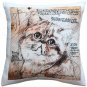 Exotic Cat 17x17 Throw Pillow, Complete with Pillow Insert