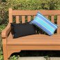 Sunbrella Dolce Oasis 12x19 Outdoor Pillow, Complete with Pillow Insert