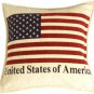 Patriotic Pillow, Complete with Pillow Insert