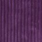 Wide Wale Corduroy 22x22 Purple Throw Pillow, Complete with Pillow Insert