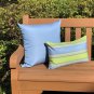 Sunbrella Bravada Limelite 12x19 Outdoor Pillow, Complete with Pillow Insert