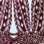 Karalina Partridge Stamp Marsala Throw Pillow 20x20, Complete with Pillow Insert