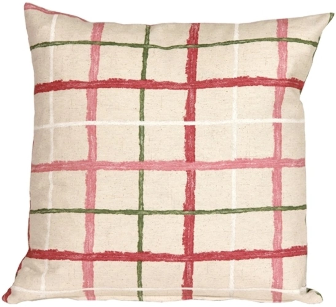 Albany Checks 16x16 Throw Pillow, Complete with Pillow Insert