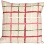 Albany Checks 16x16 Throw Pillow, Complete with Pillow Insert