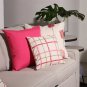 Albany Checks 16x16 Throw Pillow, Complete with Pillow Insert