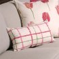 Albany Checks 12x20 Throw Pillow, Complete with Pillow Insert