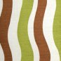 Country Stripes Green and Brown 20x20 Throw Pillow, Complete with Pillow Insert