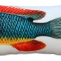 Guppy Fish Pillow 12x19, Complete with Pillow Insert