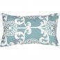 Waverly Fun Floret Spa 12x20 Throw Pillow, Complete with Pillow Insert