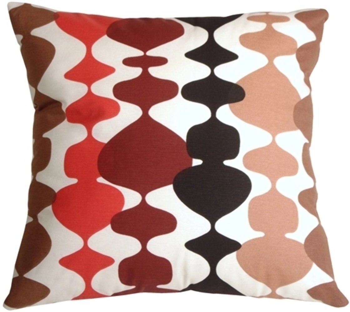 Lava Lamp Red 20x20 Throw Pillow, Complete with Pillow Insert