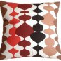 Lava Lamp Red 20x20 Throw Pillow, Complete with Pillow Insert